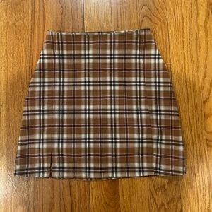 Plaid Skirt